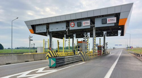 Stacja Poboru Opłat na autostradzie A4 przeznaczona do likwidacji na odcinku opolskim, likwidacja stacji poboru opłat