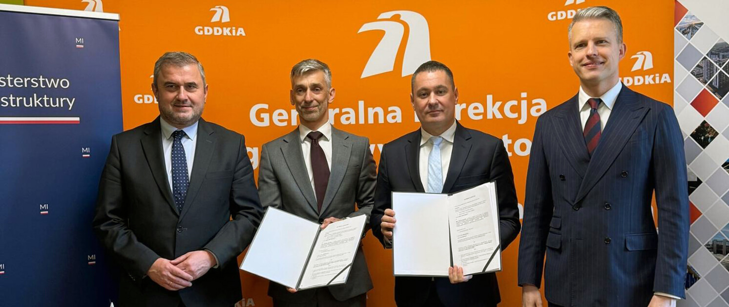 Podpisanie umowy na budowę odcinka drogi ekspresowej S6 pomiędzy Szczecin Zachód (Dołuje) a Policami w ciągu Zachodniej Obwodnicy Szczecina (ZOS)