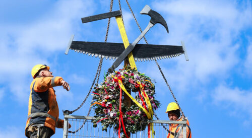 Żłobek na Targówku – wiecha na budowie