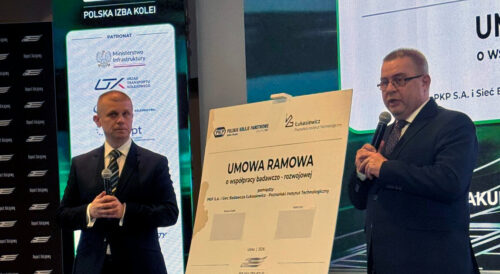 Podpisanie umowy o współpracy między PKP S.A. a Łukasiewicz – PIT na rzecz innowacji w kolei