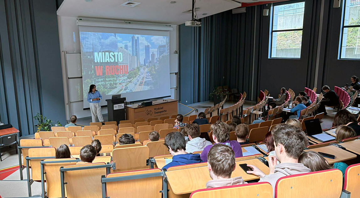 Organizacja transportu w Warszawie – wykład na Politechnice Warszawskiej