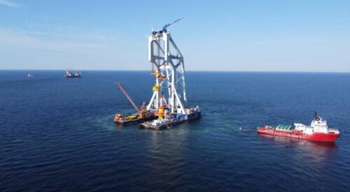 Baltica 2 rozpoczęła instalację fundamentów na Bałtyku