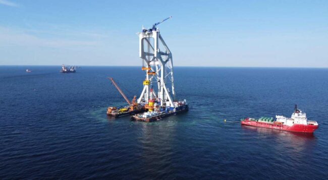 Baltica 2 rozpoczęła instalację fundamentów na Bałtyku