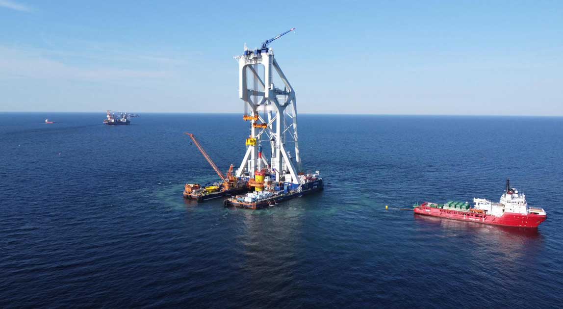 Baltica 2 rozpoczęła instalację fundamentów na Bałtyku