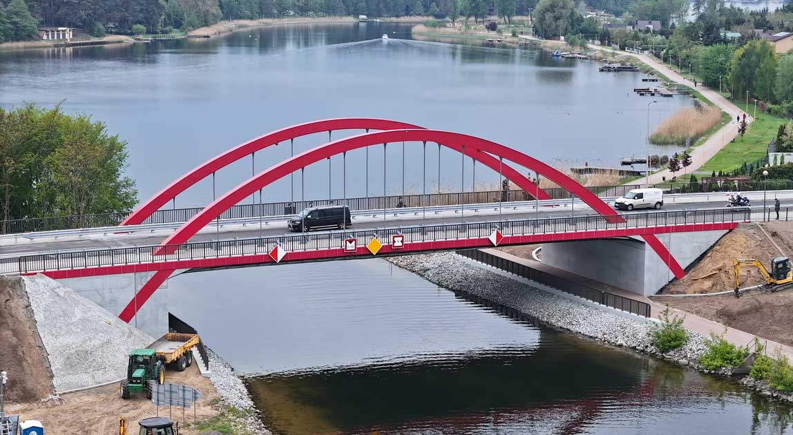 Nowy most nad Kanałem Ślesińskim w ciągu drogi wojewódzkiej nr 263
