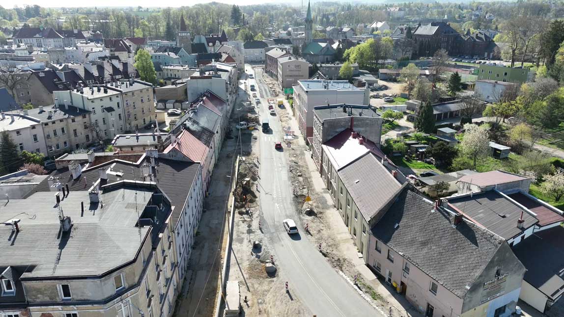 Przebudowa DK40 w Głuchołazach wchodzi w kolejny etap