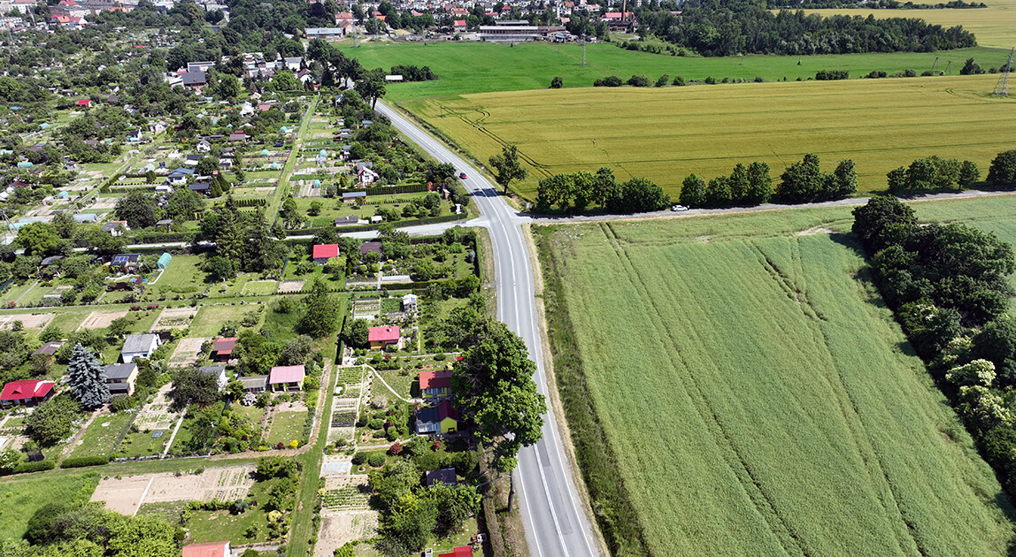 Obecny przebieg DK41 w Prudniku, wybór wykonawcy obwodnicy Prudnika