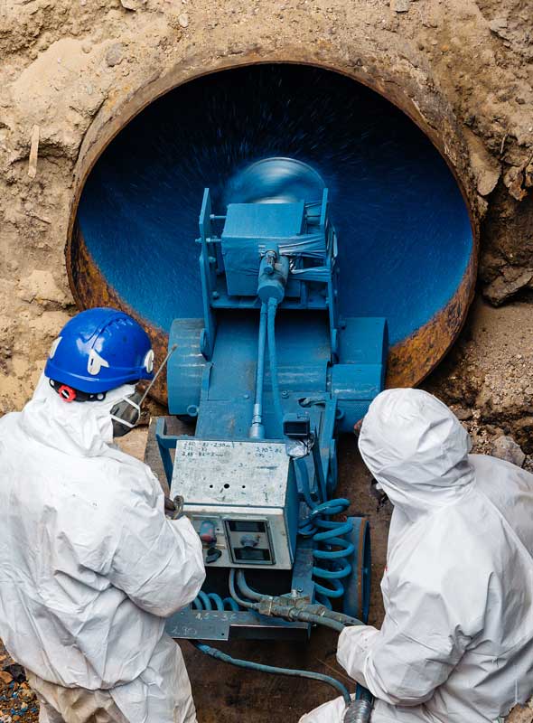 Renowacja rurociągów wody technologicznej kompozytem Coverlan na terenie elektrowni Kędzierzyn-Koźle
