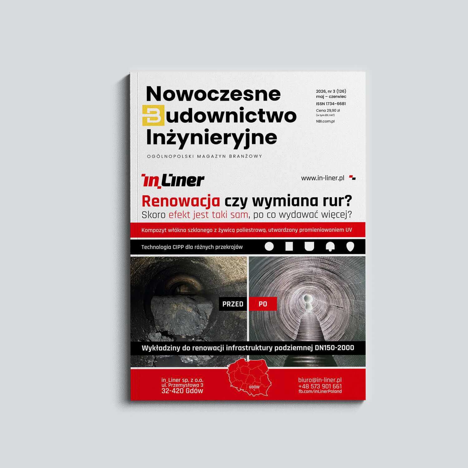 Wydanie drukowane czasopisma „Nowoczesne Budownictwo Inżynieryjne” maj-czerwiec 2026