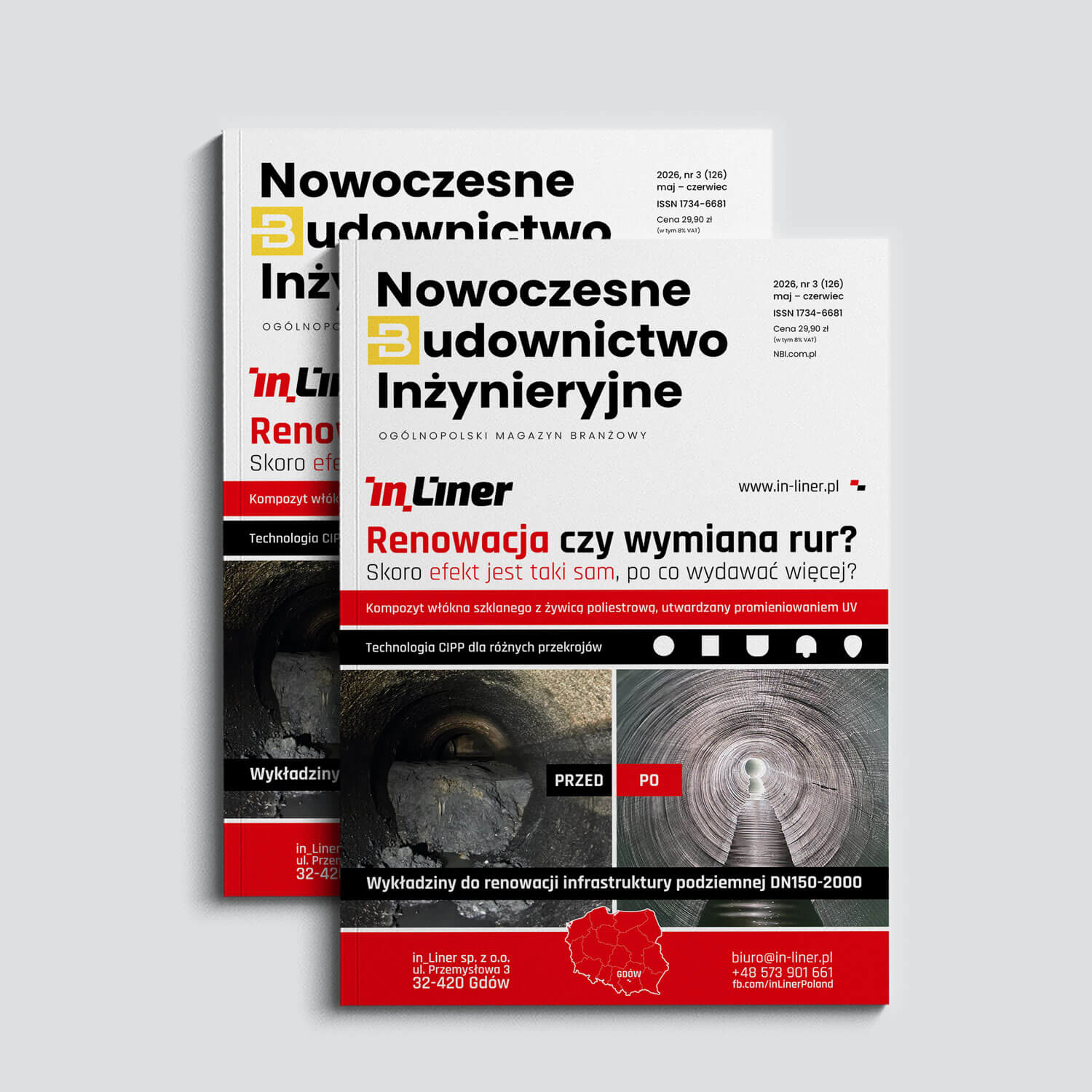 Wydanie drukowane czasopisma „Nowoczesne Budownictwo Inżynieryjne” maj-czerwiec 2026