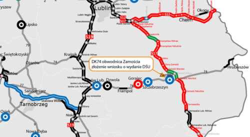 Wniosek o wydanie DŚU dla obwodnicy Zamościa