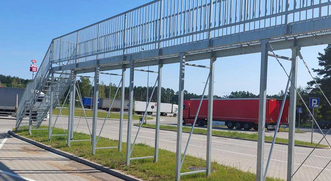 Rampy do odśnieżania ciężarówek powstaną na MOP-ach przy S3