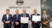 Podpisanie umowy przez Bechtel i Unihouse