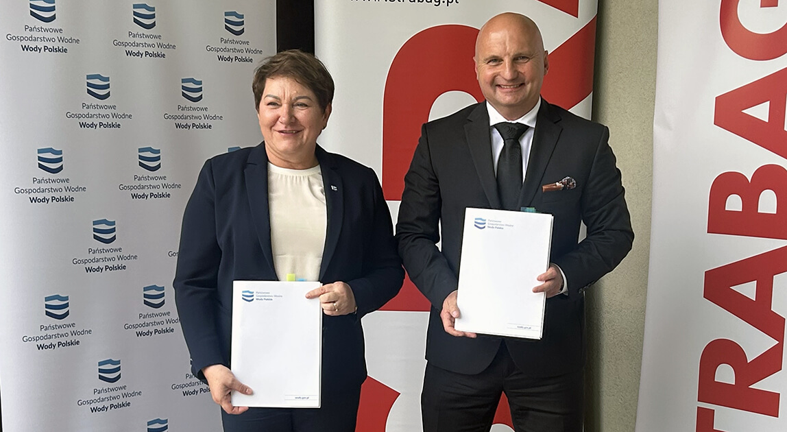 Umowa na modernizację wałów rzeki San, podpisana przez Wody Polskie i STRABAG