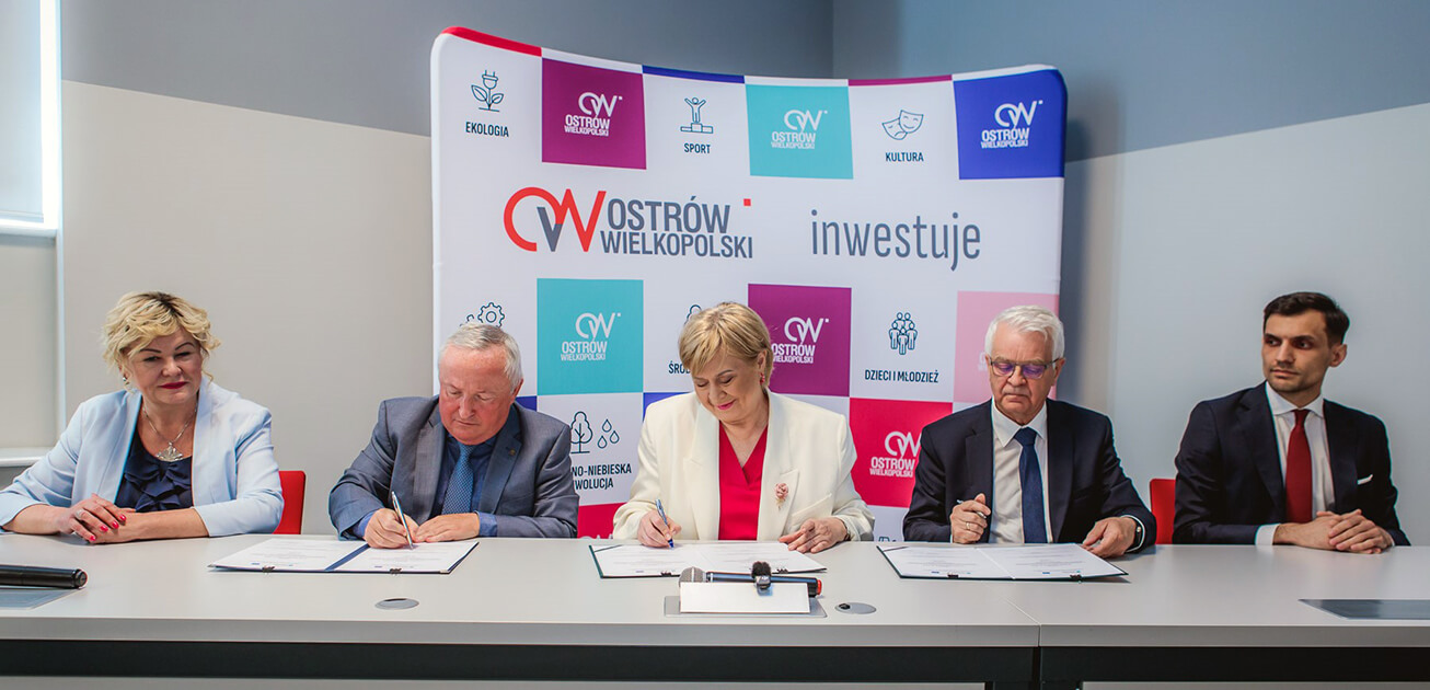 W Ostrowie Wielkopolskim powstanie elektrociepłownia na paliwa alternatywne i biomasę, podpisanie umowy o dofinansowanie inwestycji