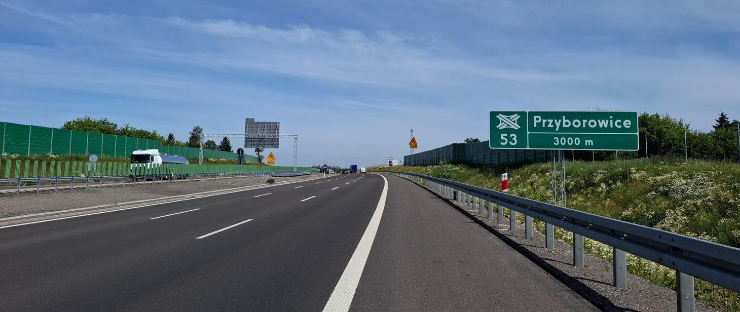 Węzeł Przyborowice na S7 częściowo otwarty dla kierowców