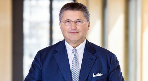 PORR ponownie ze złotym ratingiem EcoVadis i wyższą oceną ESG, Karl-Heinz Strauss, prezes zarządu Grupy PORR