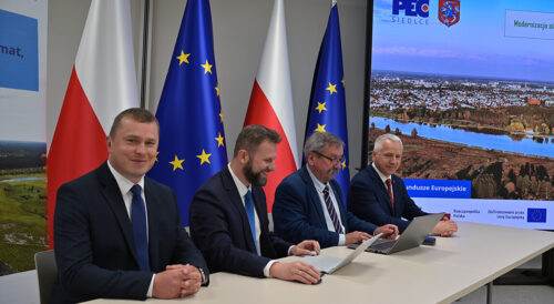 Modernizacja sieci ciepłowniczej w Siedlcach, umowa o dofinansowanie inwestycji
