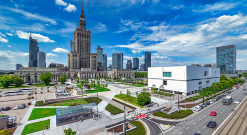Warszawa podpisała z EBI umowę finansową na 1,05 mld zł, Plac Centralny w Warszawie