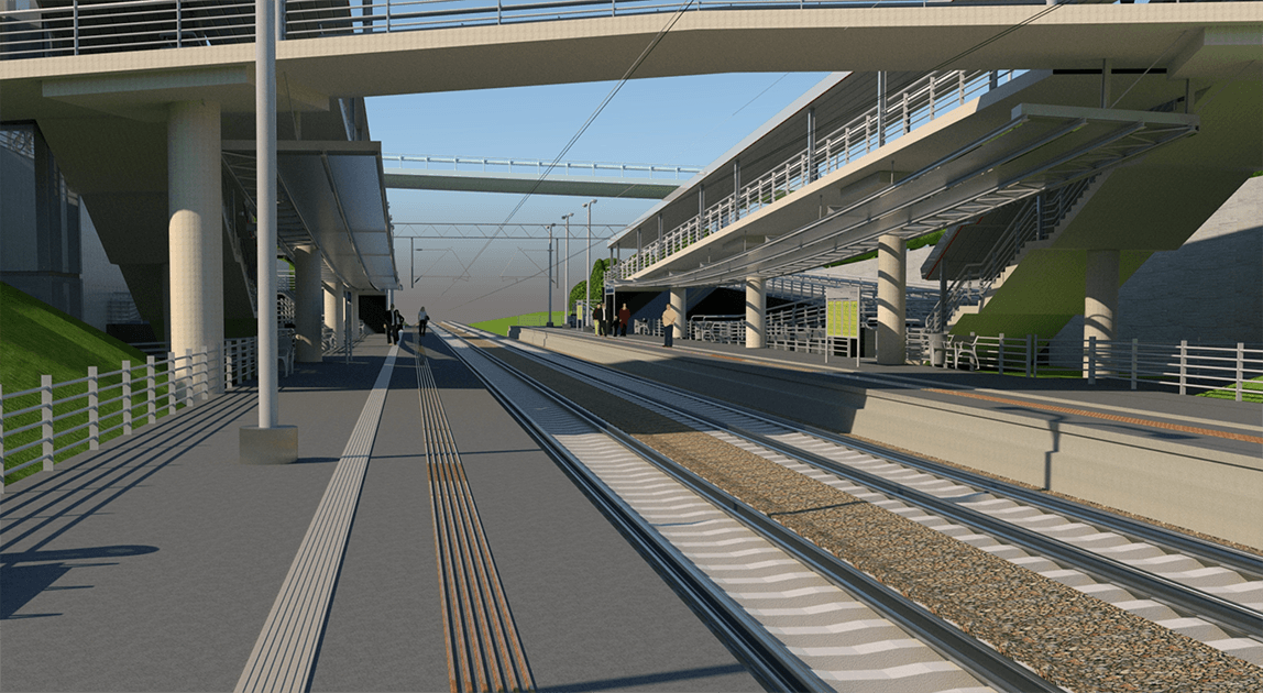 Skanska wybuduje przystanek SKA Kraków Prądnik Czerwony, wizualizacja przystanku SKA Kraków Prądnik Czerwony