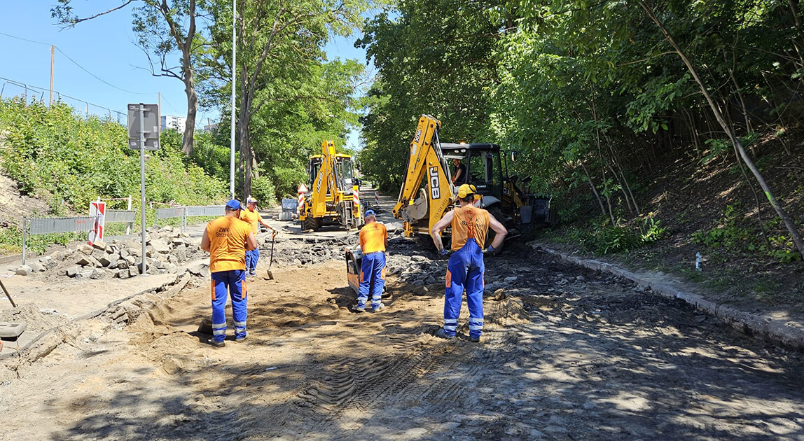 Naprawa wodociągu po awarii w Szczecinie, ZWiK Szczecin