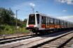 Metro M2 na Bemowie w fazie testów, testy pociągów STP Mory