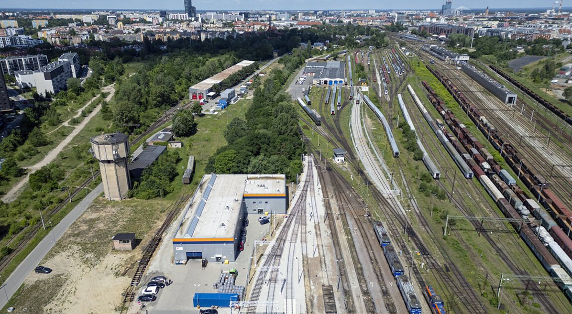 Mostostal Warszawa zmodernizował bocznicę kolejową PKP Intercity we Wrocławiu, bocznica kolejowa Wrocław