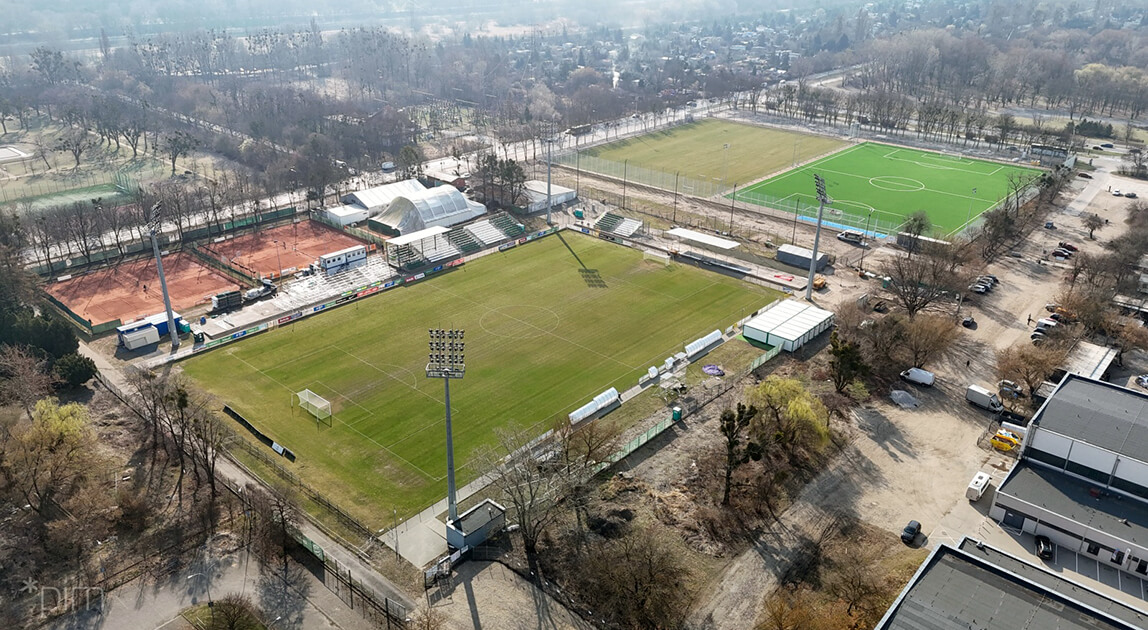 Modernizacja stadionu przy Drodze Dębińskiej w Poznaniu