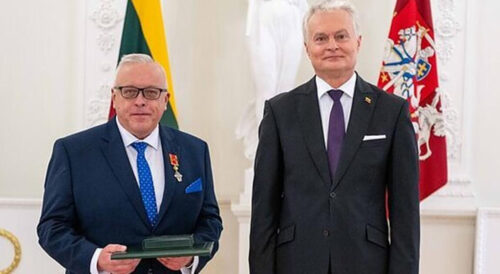 Litwa odznaczyła dyrektora GDDKiA za wkład w budowę szlaku Via Baltica