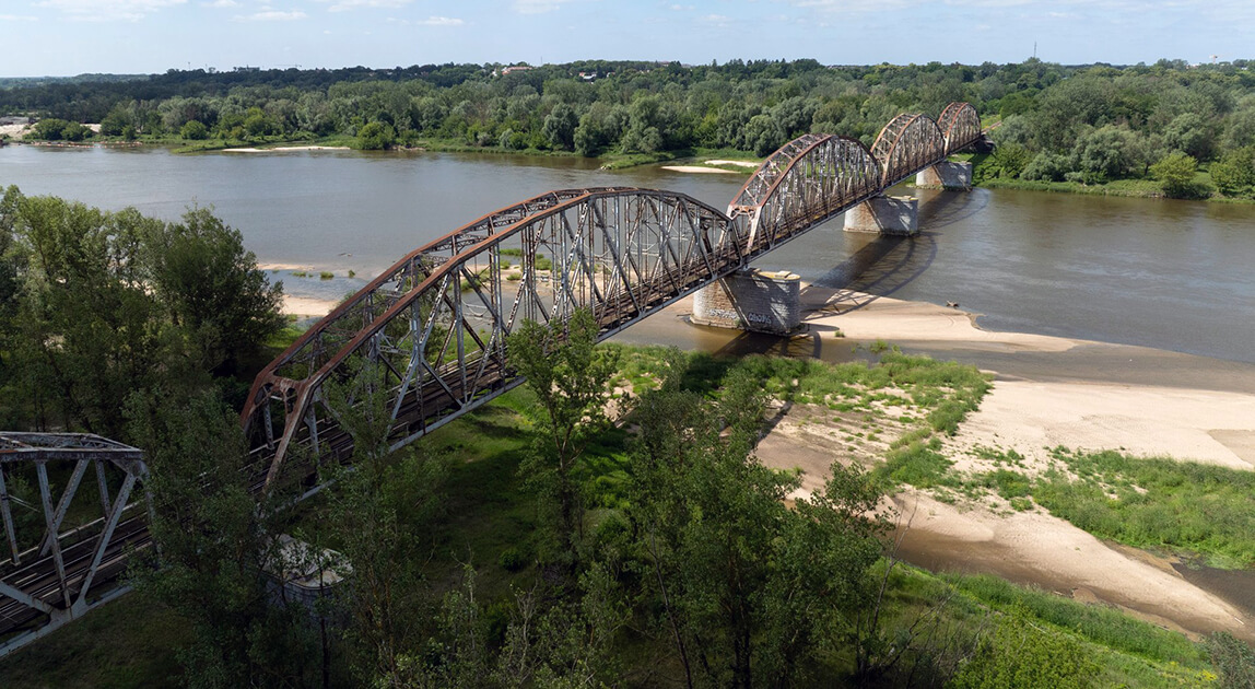Modernizacja linii pomiędzy Czachówkiem a Pilawą, most w Górze Kalwarii