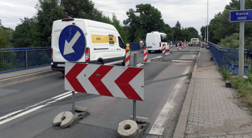 Naprawa dylatacji na moście nad Kwisą w ciągu DK30 w Lubaniu