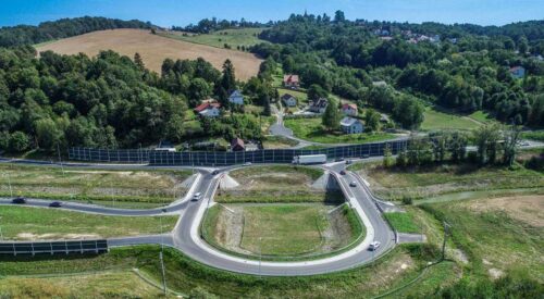 Droga krajowa DK75 na odcinku Brzesko – Nowy Sącz, dla którego przygotowana zostanie analiza alternatywnego przebiegu.