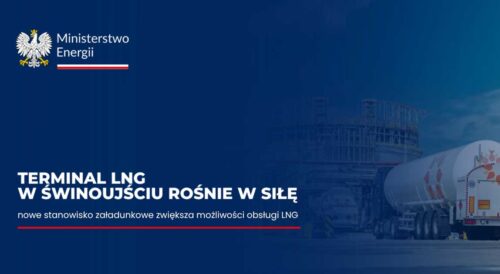 Infrastruktura Terminalu LNG w Świnoujściu oraz autocysterna do przewozu skroplonego gazu ziemnego.
