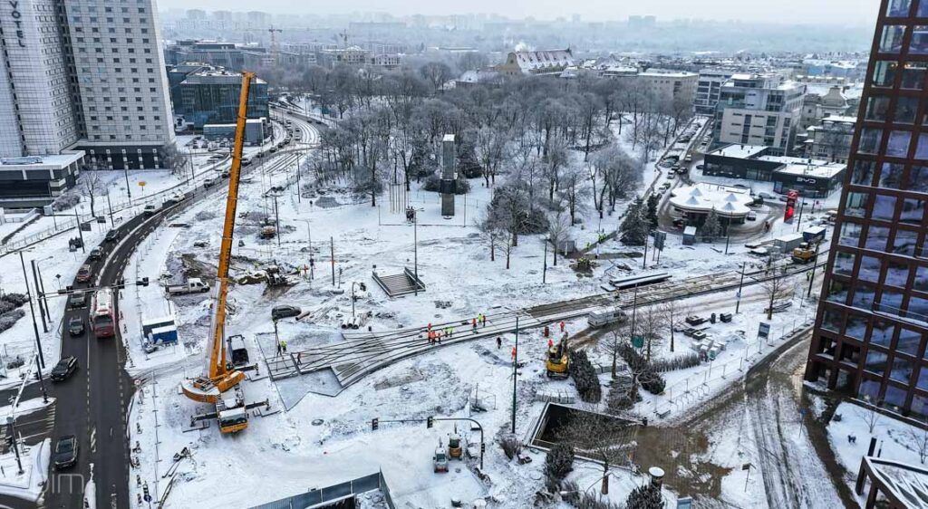 Budowa Węzła tramwajowego Wierzbięcice z wykorzystaniem technologii CONTRACK