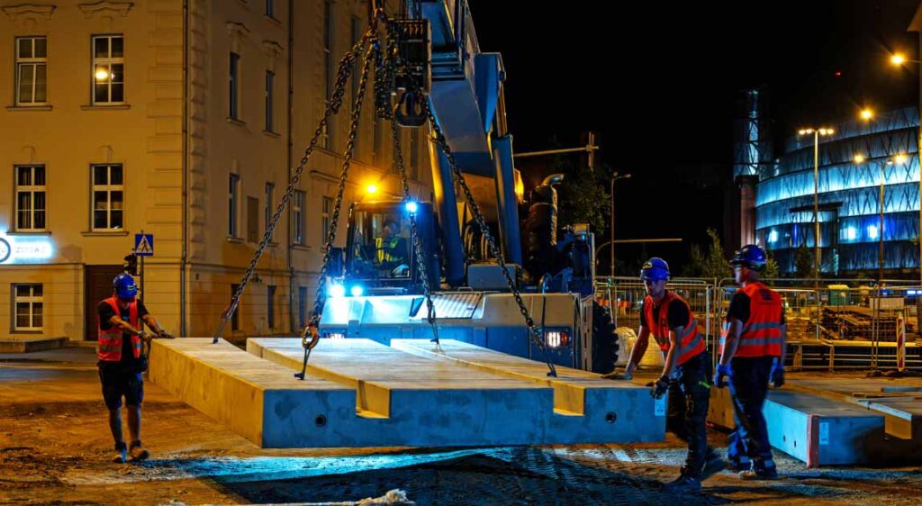 Budowa Węzła tramwajowego Wierzbięcice z wykorzystaniem technologii CONTRACK