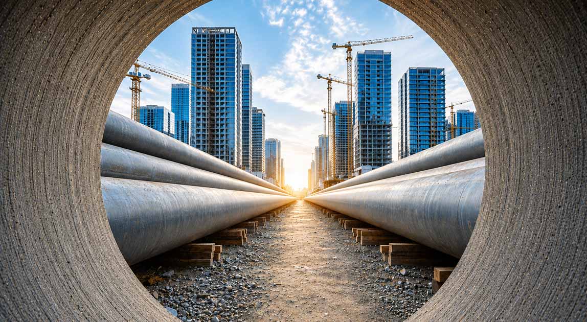 Rury w budownictwie i infrastrukturze