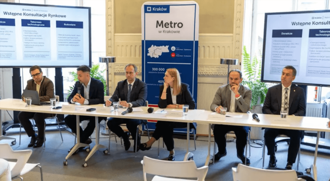 Projektowanie metra w Krakowie – miasto ogłosiło przetarg na dokumentację przedprojektową.