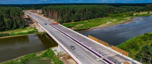 Budowa mostu i estakady S19 nad Bugiem na trasie Via Carpatia