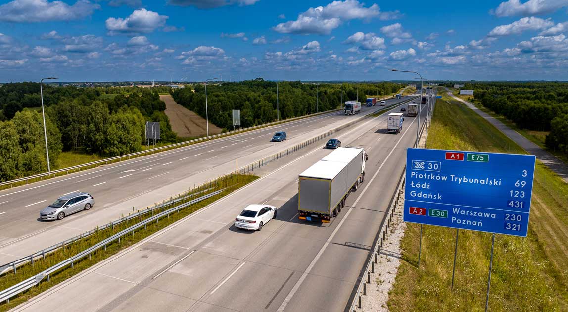 A1 granica woj. - Częstochowa