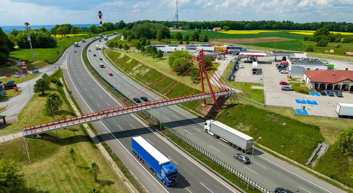 A4 Krapkowice - Nogowczyce, góra św. Anny, MOP Wysoka