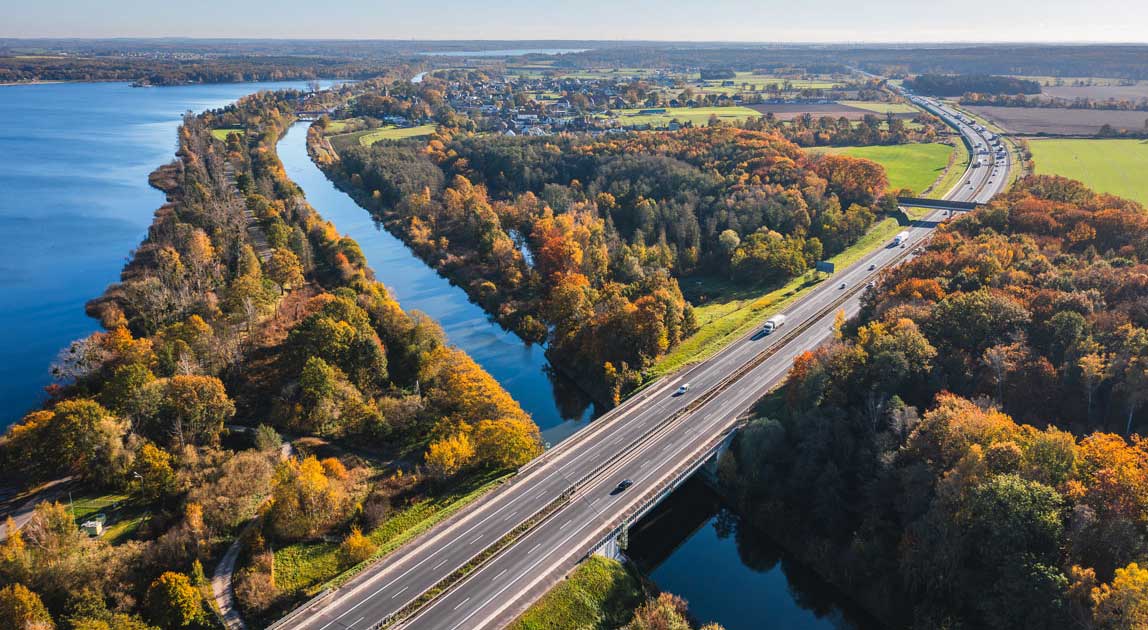 A4 Strzelce Opolskie - Kleszczów, okolice węzła Łany