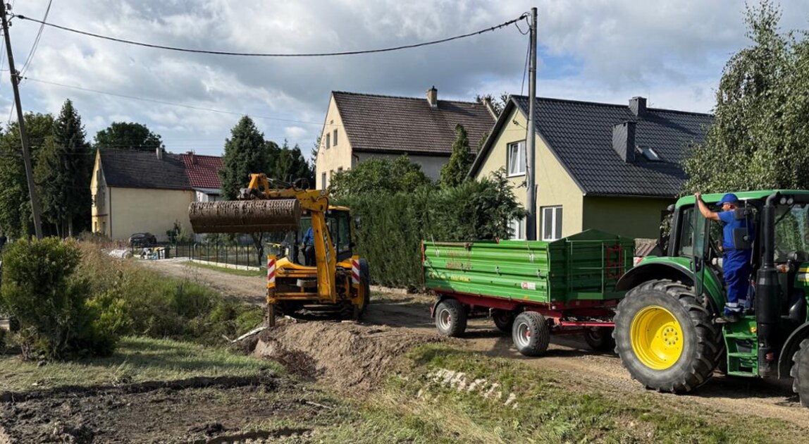 Działania Wód Polskich w Głuchołazach na Potoku Bodzanowskim