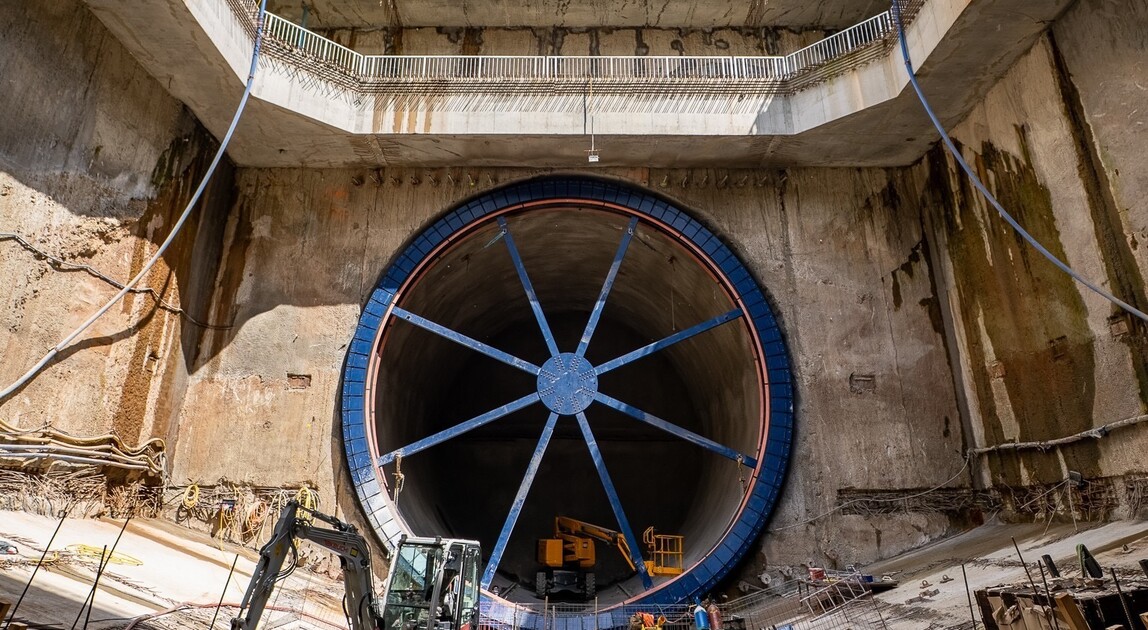 Tunel KDP w Łodzi i 35-tonowy pierścień uszczelniający