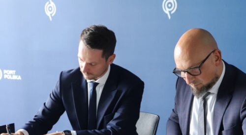 Podpisanie umowy na plan transportowy wokół Portu Polska