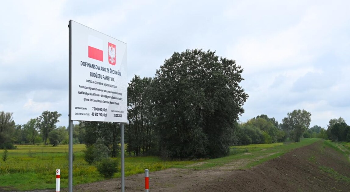 Przebudowa wału przeciwpowodziowego Wisły na Mazowszu