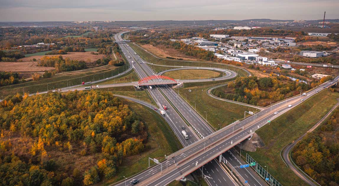 Remont A1 Pyrzowice–Piekary Śląskie na jezdni w kierunku Gliwic