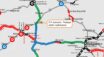 Mapa z S11 Podgaje–Jastrowie na trasie planowanego połączenia Szczecinka z Piłą