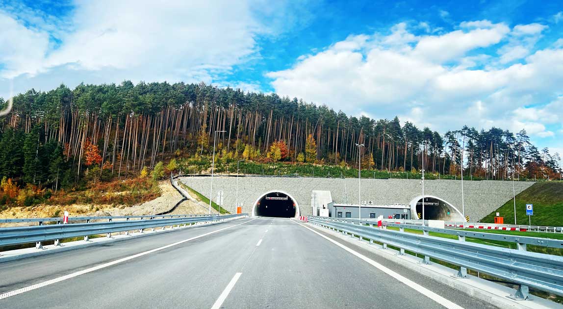 Tunele na obejściu Węgierskiej Górki (Przybędza – Milówka)