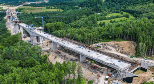 Budowa obiektu inżynierskiego na odcinku S19 Babica–Jawornik