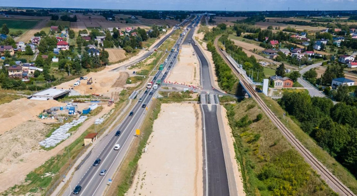 Budowa S19 i tymczasowego objazdu DK19 w Ciecierzynie